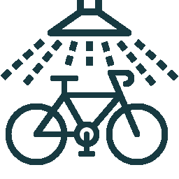 Estação de lavagem de bicicletas